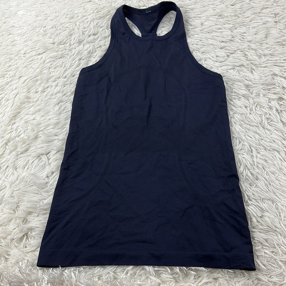 Lululemon Swiftly Tech T-Back Midnight Navy / Midnight Navy - Picture 1 of 3